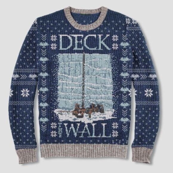 New Game of Thrones Deck The Wall Pullover Sweater Small - Picture 1 of 2